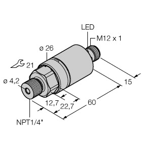 TURCK传感器产品  PC001R-203-2UPN8X-H1141