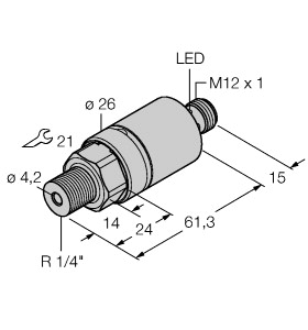 图尔克传感器产品  PC001R-210-2UPN8X-H1141
