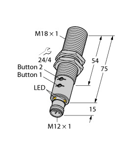 TURCK传感器产品  RU40U-M18E-LIU2PN8X2T-H1151