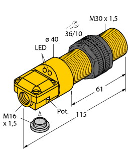TURCK传感器产品  BC10-P30SR-VP4X2